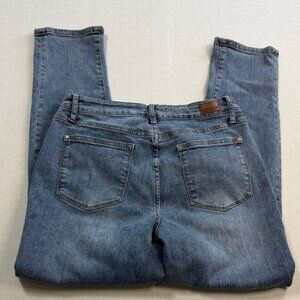 Judy Blue Classic Straight Leg Jeans - Medium Blue